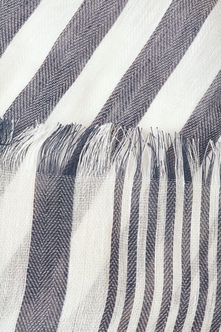 Echarpe en lin - Bleu-gris