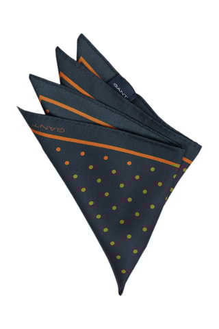 Carré en soie - Bleu marine