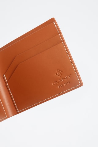 Porte-cartes en cuir - Camel