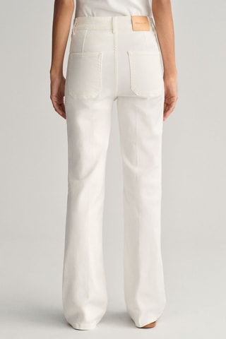 Jean taille haute - Blanc