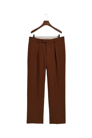 Pantalon en laine - Marron foncé
