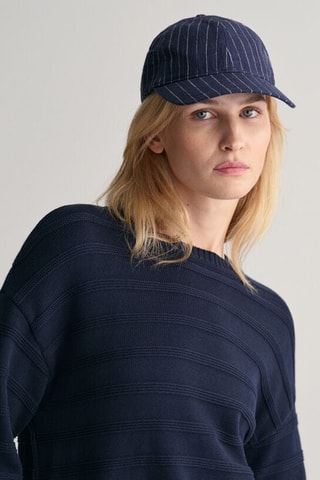 Pull en coton biologique - Bleu nuit