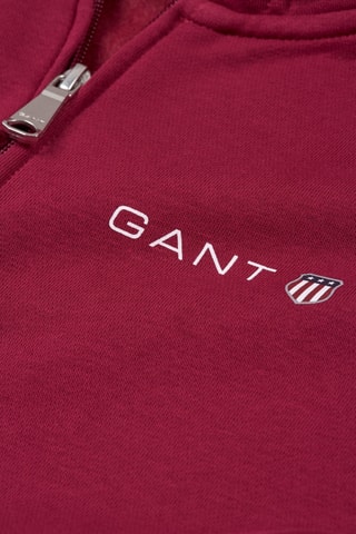 Sweat à capuche - Bordeaux et blanc