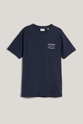 T-shirt - Bleu marine et blanc