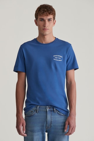 T-shirt - Indigo et blanc