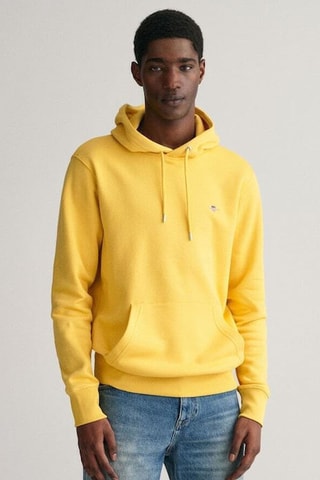 Sweat à capuche - Jaune