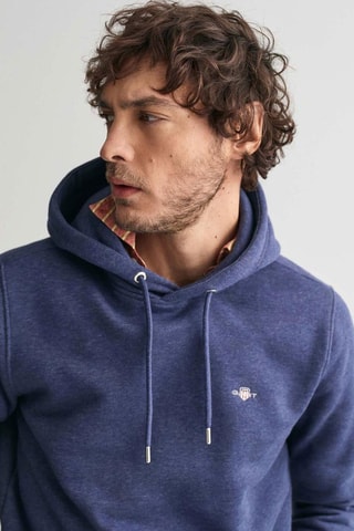 Sweat à capuche - Bleu cobalt