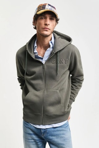 Sweat à capuche - Kaki