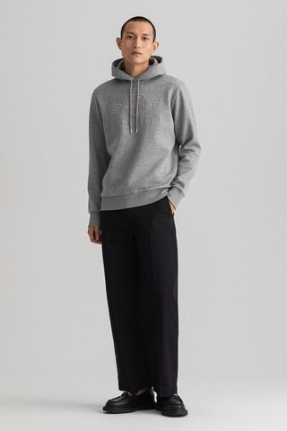 Sweat à capuche - Gris chiné