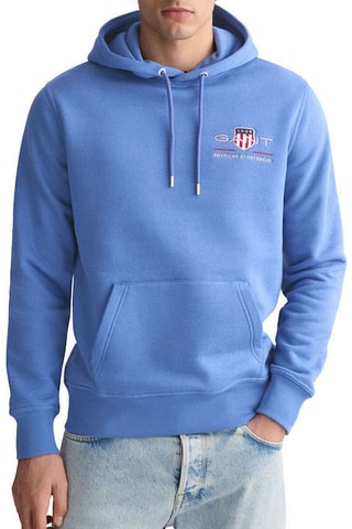 Sweat à capuche - Bleu cobalt