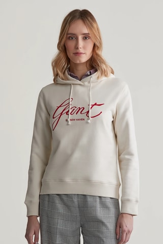 Sweat à capuche - Ecru