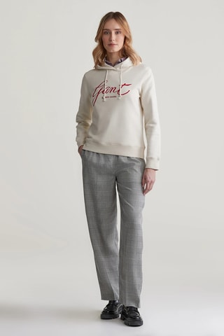 Sweat à capuche - Ecru