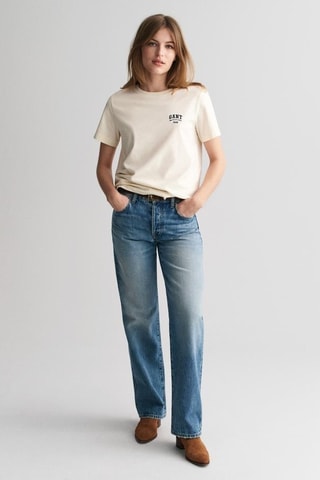 T-shirt en coton biologique - Ecru