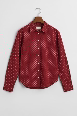 Chemisier - Bordeaux et blanc