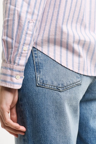 Chemisier regular en coton biologique - Rose