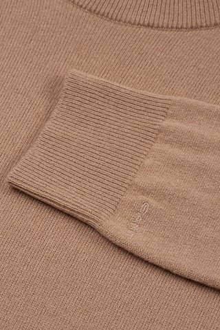 Robe pull en laine d’agneau - Camel