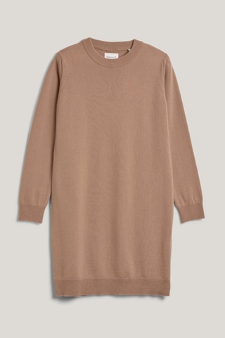 Robe pull en laine d’agneau - Camel