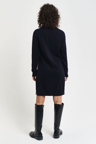 Robe pull en laine d’agneau - Noir