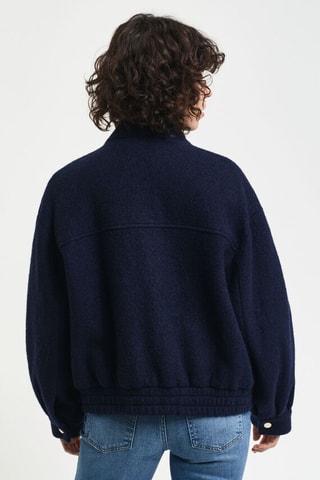 Veste en laine - Bleu marine