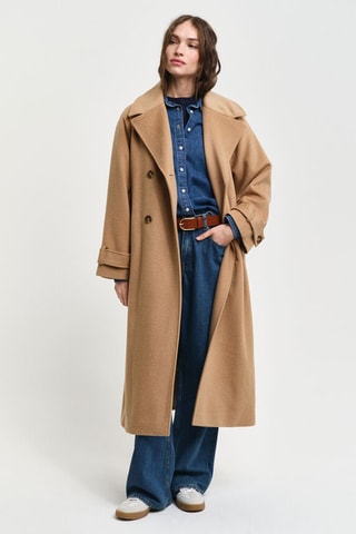 Manteau en laine et cachemire - Beige