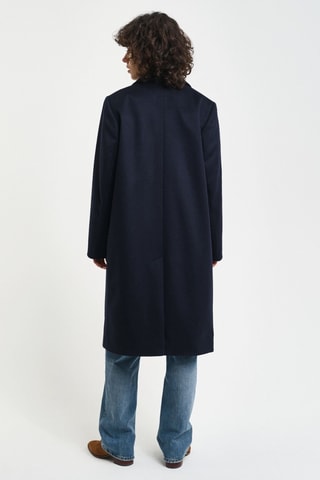 Manteau en laine et cachemire - Noir