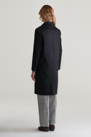 Manteau en laine et cachemire - Noir