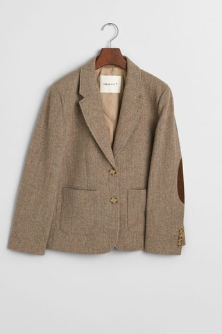 Veste en laine - Beige et marron