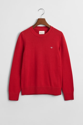 Pull en coton biologique - Rouge