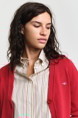 Gilet en coton biologique - Rouge