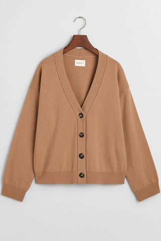 Gilet en laine d’agneau - Camel