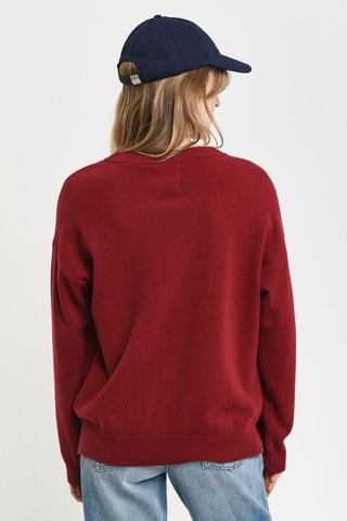 Pull en laine d’agneau - Rouge brique