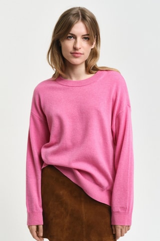 Pull en laine d’agneau - Rose poudré