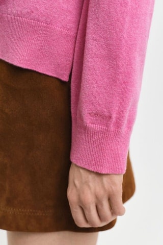 Pull en laine d’agneau - Rose poudré