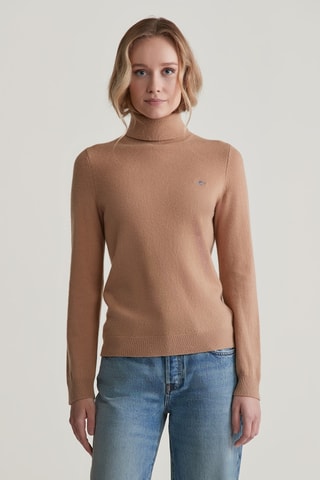 Pull en laine d’agneau - Camel