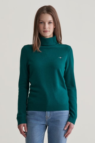 Pull en laine d’agneau - Vert