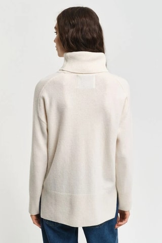 Pull en laine et cachemire - Ecru