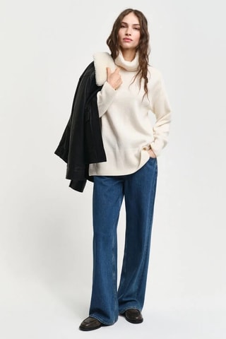 Pull en laine et cachemire - Ecru