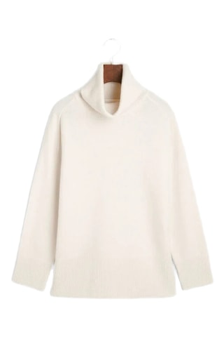 Pull en laine et cachemire - Ecru