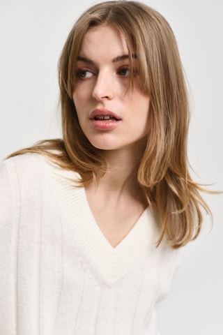 Pull en laine d’agneau - Ecru