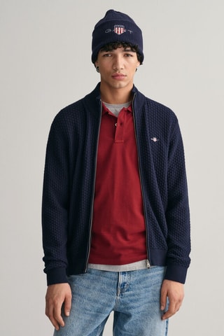 Gilet en coton biologique - Bleu marine