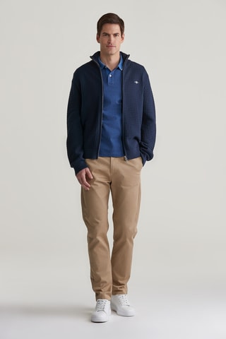 Gilet en coton biologique - Bleu marine