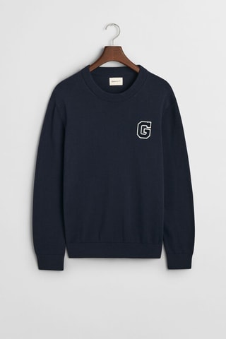 Pull - Bleu marine et blanc