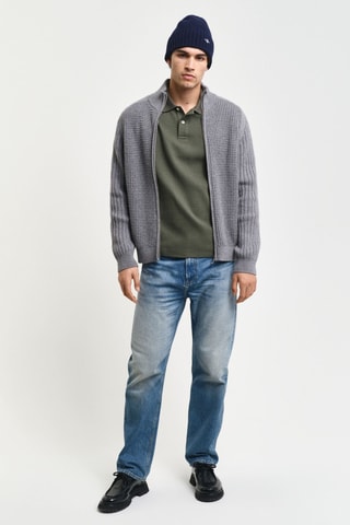 Gilet en laine d’agneau - Gris clair