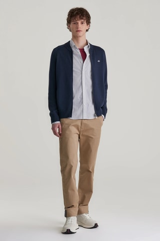 Gilet en mérinos - Bleu marine