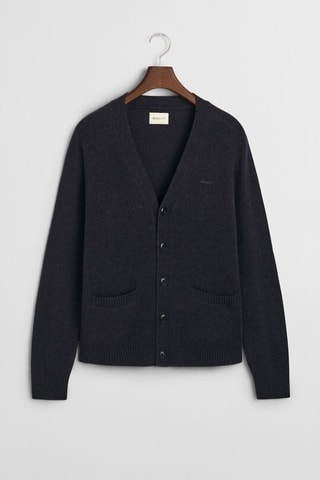 Gilet en laine - Noir chiné