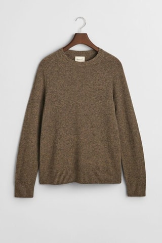 Pull en laine - Marron chiné