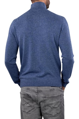 Sweat en laine - Bleu clair chiné