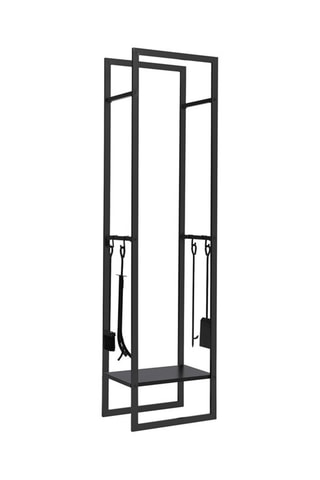 Portalegna verticale e accessori - 45 x 170 x 30 cm