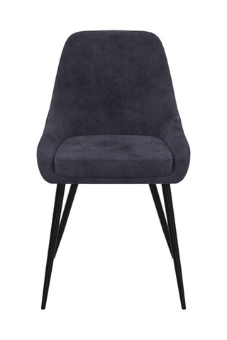 4 sedie Olivia - Grigio, beige e rosa 