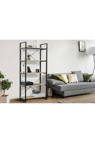 Scaffale stile industriale Memphis 5 livelli 170cm